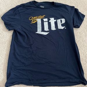 Miller Lite T-Shirt - Large/Navy